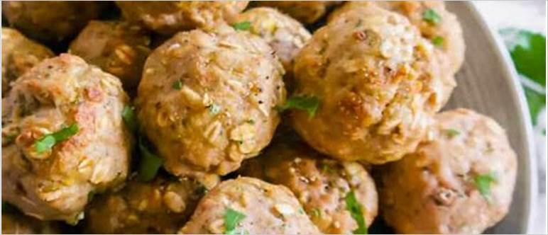 Meatballs with oats recipe